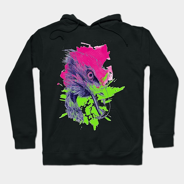 Colorfull eagle - Bird portrait artwork Hoodie by InkLove